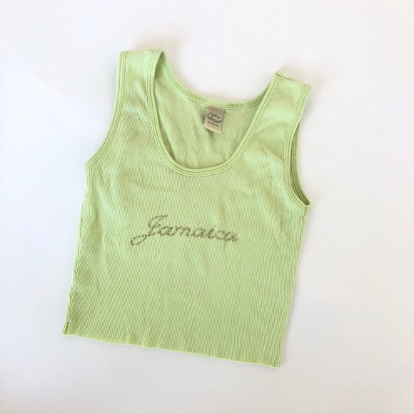 Jamacia Sequin Cropped Tank Top - Picture 4 of 5